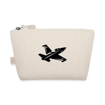Fighter jet - Organic Pouch - nature - Front
