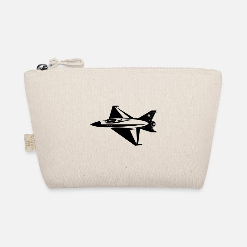 Fighter jet Organic Pouch