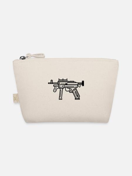 submachine gun - Organic Pouch - nature - Front