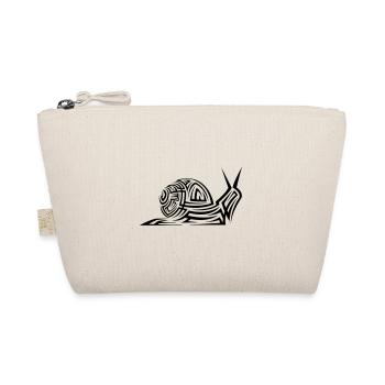 Snail Tribal Tattoo - Organic Pouch - nature - Front