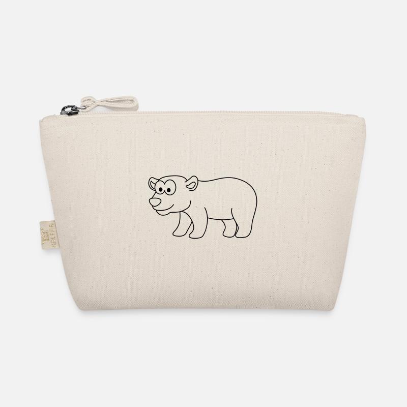 Eisbär Comic Tier Bio-Täschchen