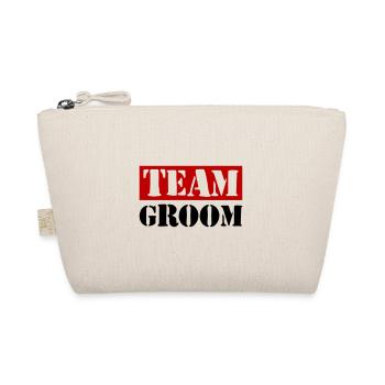 Team Groom Wedding Saying - Organic Pouch - nature - Front