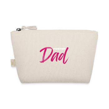 Foster Dad Bonus Dad Gift For Awesome Foster Dad - Organic Pouch - nature - Front