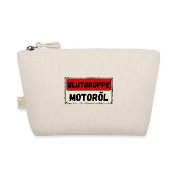 Motoröl Mechaniker Auto Garage Motorrad Lustig - Bio-Täschchen - Natur - Vorne