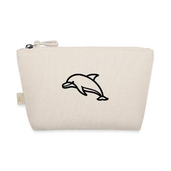 Delfin - Bio-Täschchen - Natur - Vorne