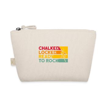 Climbed Secured Ready to climb Velcro - Organic Pouch - nature - Front