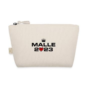 Malle 2023 Herz - Bio-Täschchen - Natur - Vorne