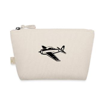vintage Avion de chasse - Trousse biologique - nature - Devant