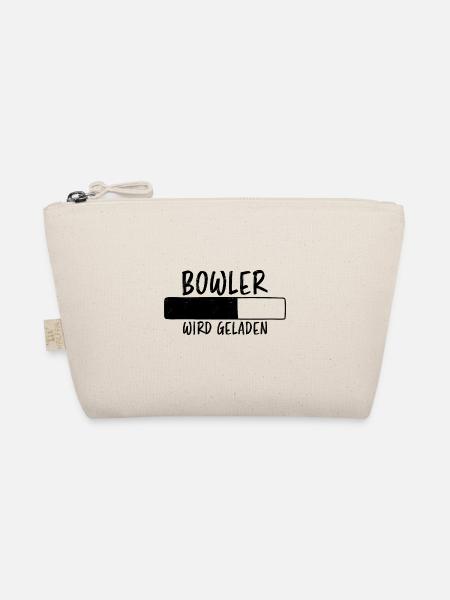 Bowling Spruch Bowlingspieler Fun Bowler Geschenk - Bio-Täschchen - Natur