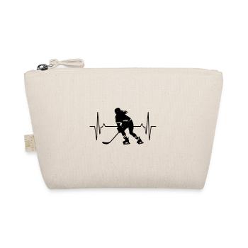 Ice Hockey Player Pulse Frequency - Organic Pouch - nature - Front
