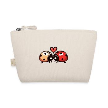 Coccinelles amoureuses Animaux Bonheur Saint Valentin - Trousse biologique - nature - Devant