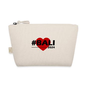 Bali 2024 Heart Love - Organic Pouch - nature - Front