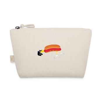 Hot Dog Bodybuilding Fitness Gym Gift - Organic Pouch - nature - Front