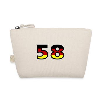 58 Number Germany Jersey - Organic Pouch - nature - Front