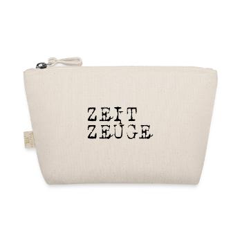 zeitzeuge 2 schwarz - Bio-Täschchen - Natur - Vorne
