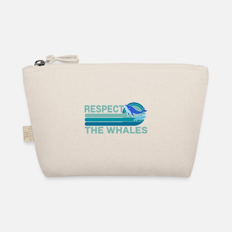 Respectez le design rétro de The Whales Whale Lover Trousse biologique