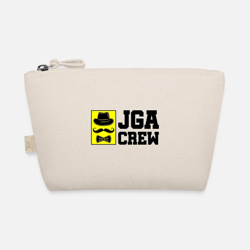 Bachelor Crew Bachelor Party Saying Organic Pouch