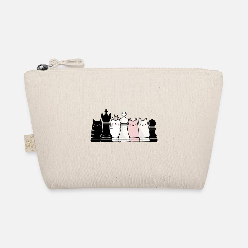 Chess figures als cats Organic Pouch