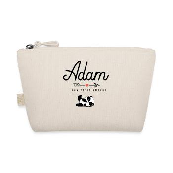Prénom Adam idée cadeau noel naissance tshirt - Trousse biologique - nature - Devant