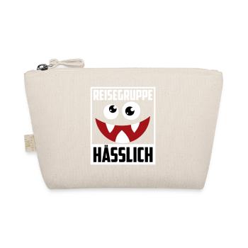 Farben änderbar | Reisegruppe Hässlich - Bio-Täschchen - Natur - Vorne