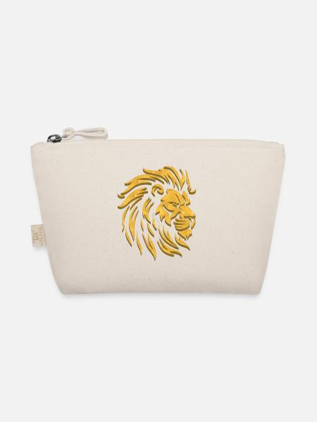 Lion d’Or | Tête de Lion Or - Trousse biologique - nature - Devant