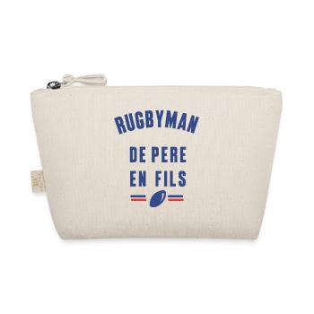 Rugbyman de père en fils - Trousse biologique - nature - Devant