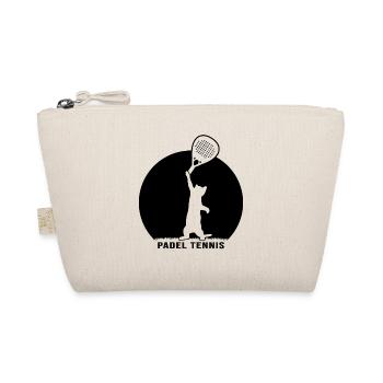 Padel PADELTENNIS Padel player Padel tennis cat - Organic Pouch - nature - Front
