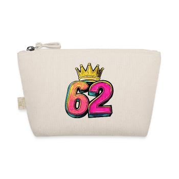 62 Number Crown - Organic Pouch - nature - Front
