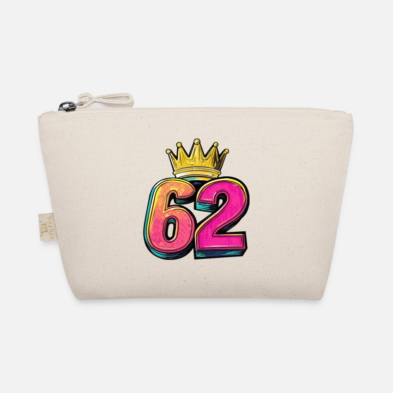 62 Number Crown Organic Pouch
