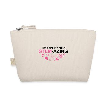 Steminist Science Design for Women Science - Organic Pouch - nature - Front