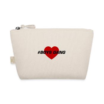 Boys Gang Herz Liebe - Bio-Täschchen - Natur - Vorne