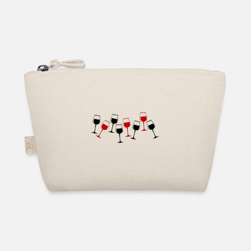 Wine Red Wine Glass Organic Pouch
