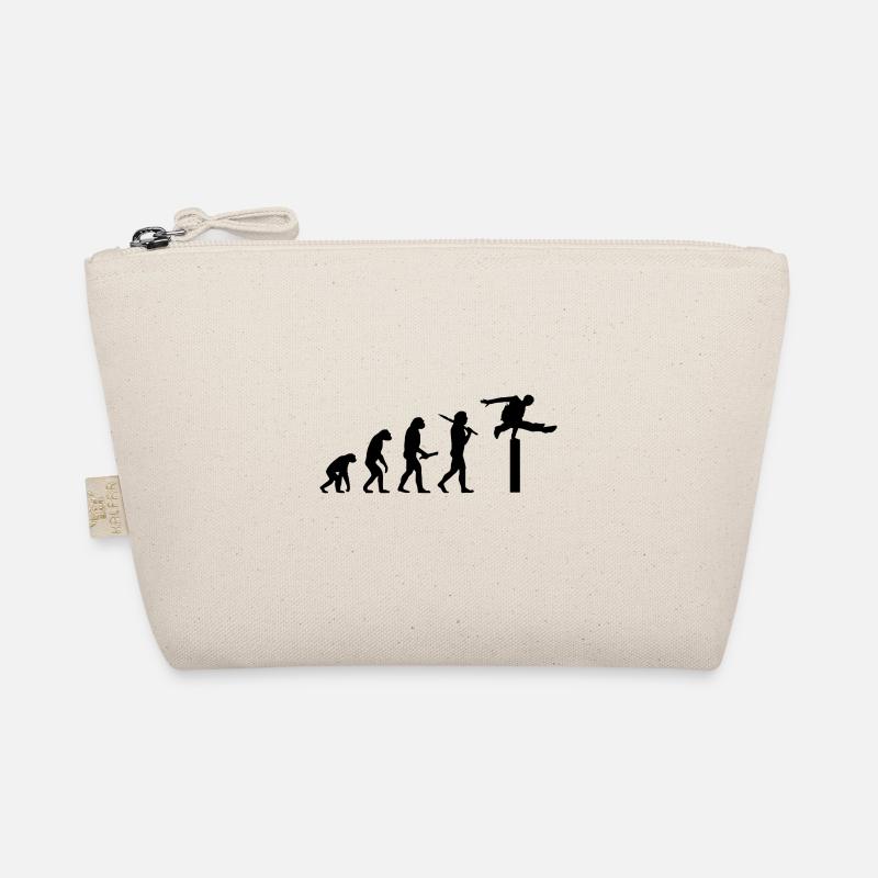 Evolution Parkour Parkourläufer Geschenk Hindernis Bio-Täschchen