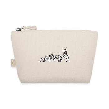 Evolution Tennis White Grunge - Organic Pouch - nature - Front