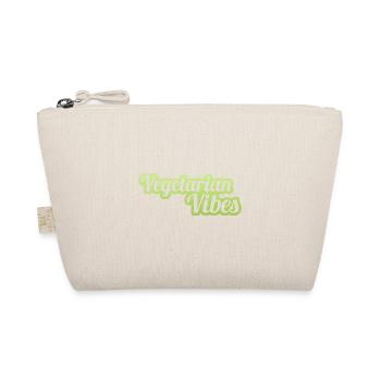 Vegan Vegetarian Vegetable Vintage I Gift - Organic Pouch - nature - Front
