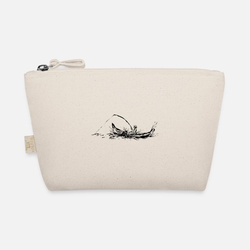 Angeln Angler - Bio-Täschchen - Natur