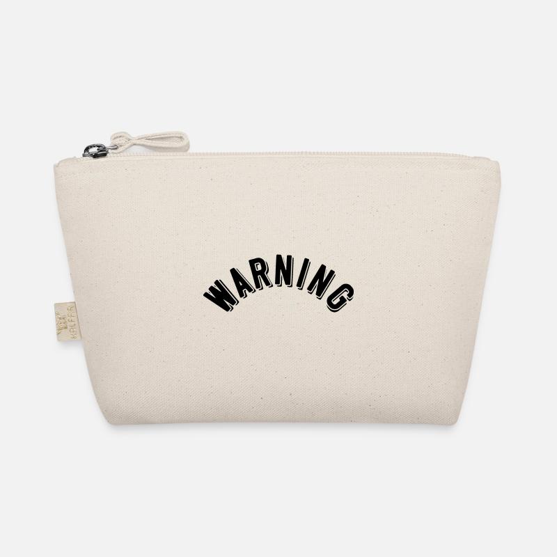 Warning Organic Pouch