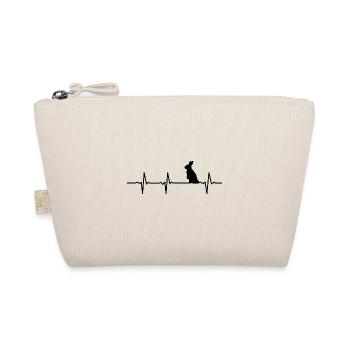 Lapin de battement de coeur Lapins Cadeau de lapin de Pâques - Trousse biologique - nature - Devant