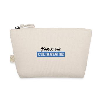 je suis célibataire. t shirt pour célibataire - Trousse biologique - nature - Devant