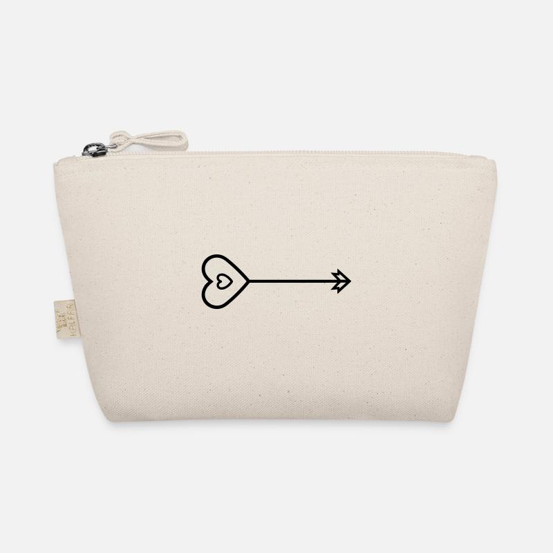 Heart Arrow Organic Pouch
