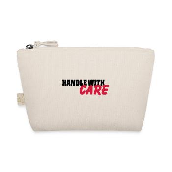 Handle with Care - Organic Pouch - nature - Front