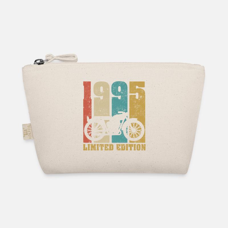 Vintage Motorrad 1995 Retro Geburtstagsgeschenk Bio-Täschchen