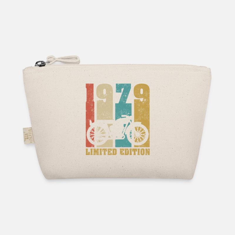Vintage Motorrad 1979 Retro Geburtstagsgeschenk Bio-Täschchen