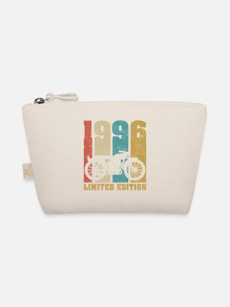 Vintage Motorrad 1996 Retro Geburtstagsgeschenk - Bio-Täschchen - Natur