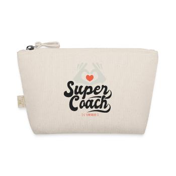 Super coach l unique cadeau coach entraineur - Trousse biologique - nature - Devant