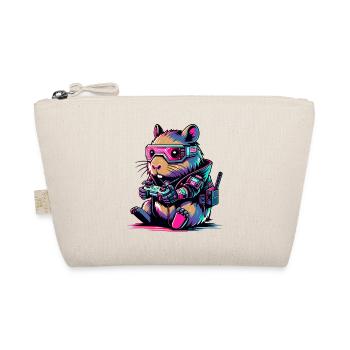 Capybara Jeux Vidéo Gamer Capybara - Organic Pouch - nature - Front