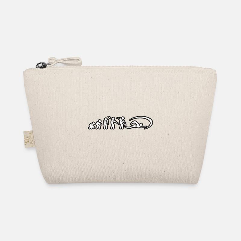 Evolution Swimmer White Grunge Organic Pouch