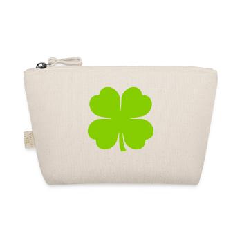 Four leaf clover - Organic Pouch - nature - Front