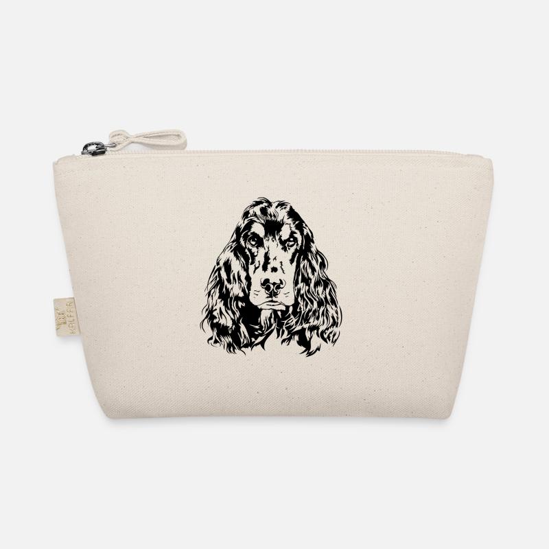 COCKER SPANIEL Portrait Hunde Hund Wilsigns Bio-Täschchen