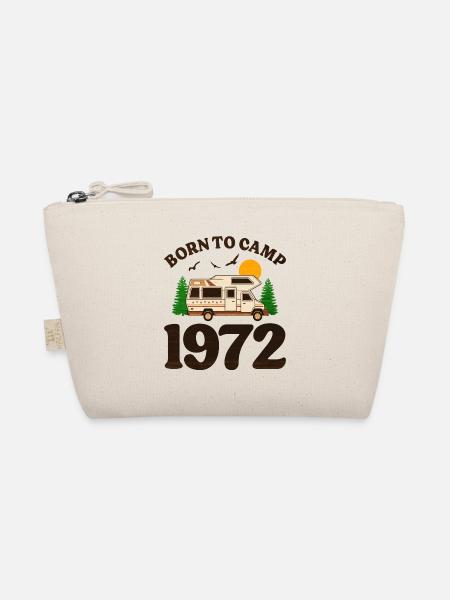 Né Pour Camper 1972 Camping 50 Ans Anniversaire - Trousse biologique - nature - Devant